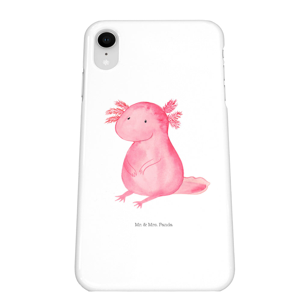 Handyhülle Axolotl Iphone XS Handyhülle, Handyhülle, Iphone XS, Smartphone, Hülle, Axolotl, Molch, Axolot, vergnügt, fröhlich, zufrieden, Lebensstil, Weisheit, Lebensweisheit, Liebe, Freundin