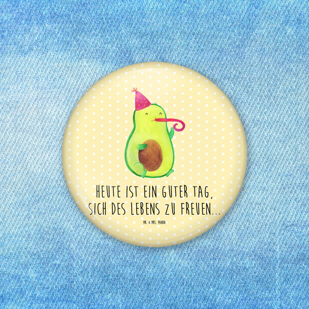 Button Avocado Partyhupe 50mm Button, Button, Pin, Anstecknadel, Avocado, Veggie, Vegan, Gesund, Party, Feierlichkeit, Feier, Fete, Geburtstag, Gute Laune, Tröte