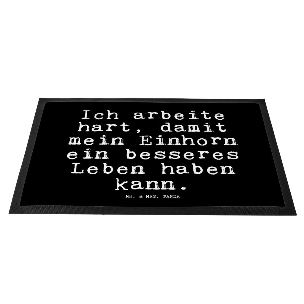 Doormat Ich arbeite hart, damit... saying, sayings, funny, wisdom, quotes, Glizzer Spell Proverbs Wisdom Quotes Funny Wisdom Words