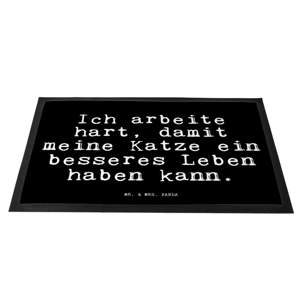 Doormat Ich arbeite hart, damit... saying, sayings, funny, wisdom, quotes, Glizzer Spell Proverbs Wisdom Quotes Funny Wisdom Words