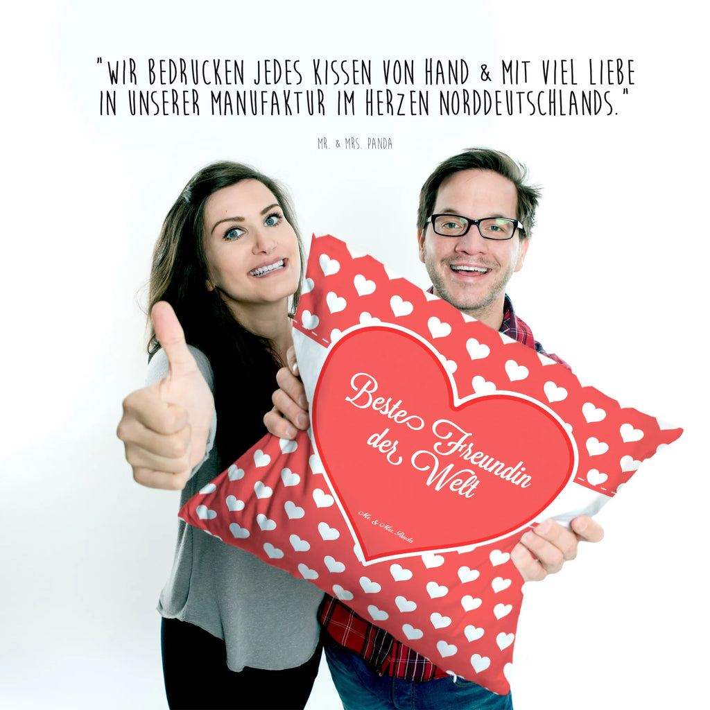 Cushion Freundin cushion, couch, bed, pillow case, sofa, soft, Pillow, bedroom, pillows, 40x40, 40 x 40, fluffy, settee, pad, Heart Love In Love Thank You Birthday Best Best Thank You