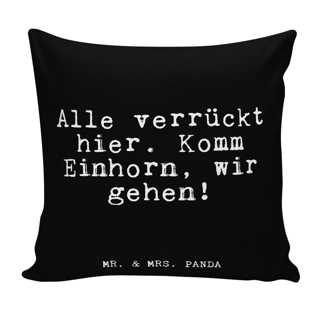 40x40 Kissen Fun Talk Alle verrückt hier. Komm Einhorn, wir gehen! Kissen 40x40 Waschbar, Kissenhülle 40x40, Sofakissen, Kissen, sofakissen, Kissen 40x40, Kissenhülle, Zierkissen, Kopfkissen 40x40, Sofakissen 40x40, sitzkissen, Motivkissen, Couchkissen, Kopfkissen, Kissenbezug 40x40, Dekokissen 40x40, Kissenbezüge, Dekokissen, Dekokissen Sofa, Spruch, Sprüche, lustige Sprüche, Weisheiten, Zitate, Spruch Geschenke, Glizer Spruch Sprüche Weisheiten Zitate Lustig Weisheit Worte