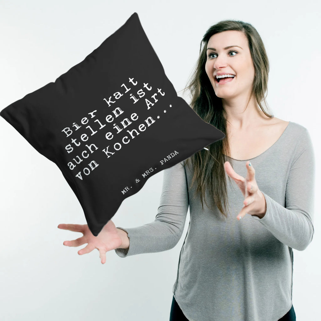 Cushion Bier kalt stellen ist... couch, settee, bedroom, Pillow, soft, sofa, pad, bed, fluffy, pillow case, 40 x 40, cushion, pillows, 40x40, saying, sayings, funny, wisdom, quotes, Glizzer Spell Proverbs Wisdom Quotes Funny Wisdom Words