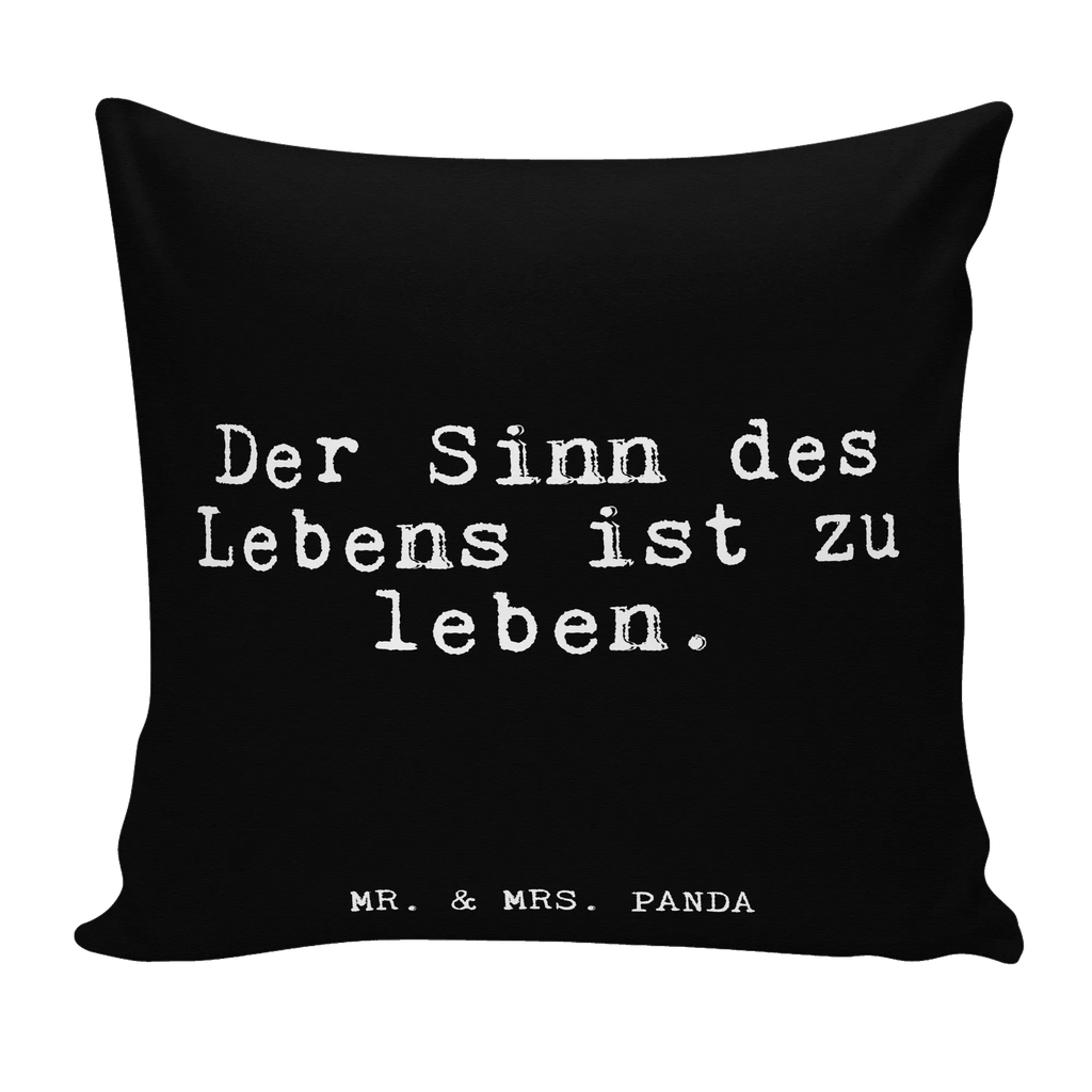 Cushion Der Sinn des Lebens... sofa, Pillow, couch, pillow case, cushion, 40x40, fluffy, pad, pillows, soft, settee, bed, bedroom, 40 x 40, saying, sayings, funny, wisdom, quotes, Glizzer Spell Proverbs Wisdom Quotes Funny Wisdom Words