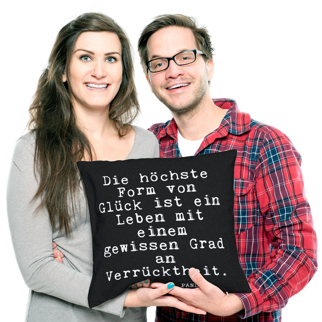 Cushion Die höchste Form von... 40 x 40, cushion, 40x40, sofa, pillow case, soft, pad, fluffy, pillows, Pillow, bedroom, couch, settee, bed, saying, sayings, funny, wisdom, quotes, Glizzer Spell Proverbs Wisdom Quotes Funny Wisdom Words