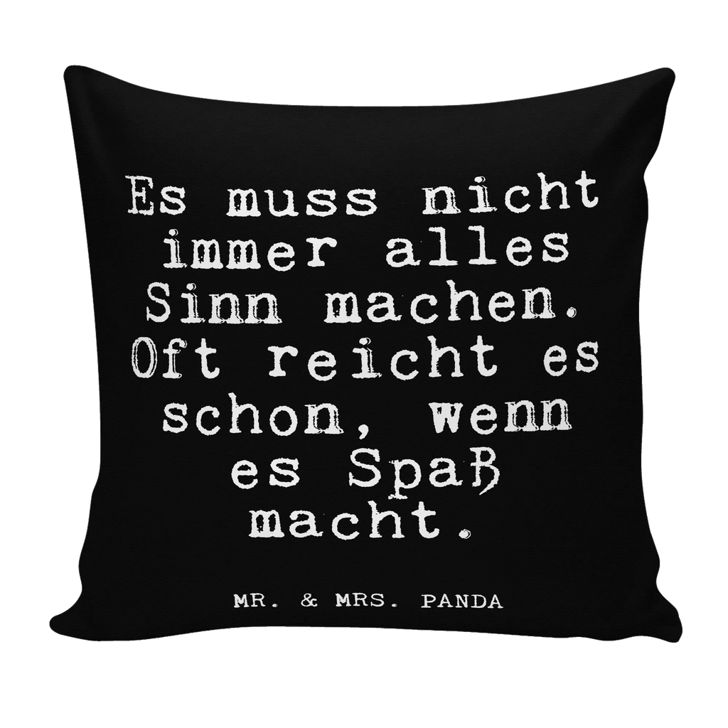 Cushion Es muss nicht immer... pillow case, 40x40, Pillow, pillows, settee, bed, 40 x 40, cushion, sofa, couch, fluffy, pad, soft, bedroom, saying, sayings, funny, wisdom, quotes, Glizzer Spell Proverbs Wisdom Quotes Funny Wisdom Words