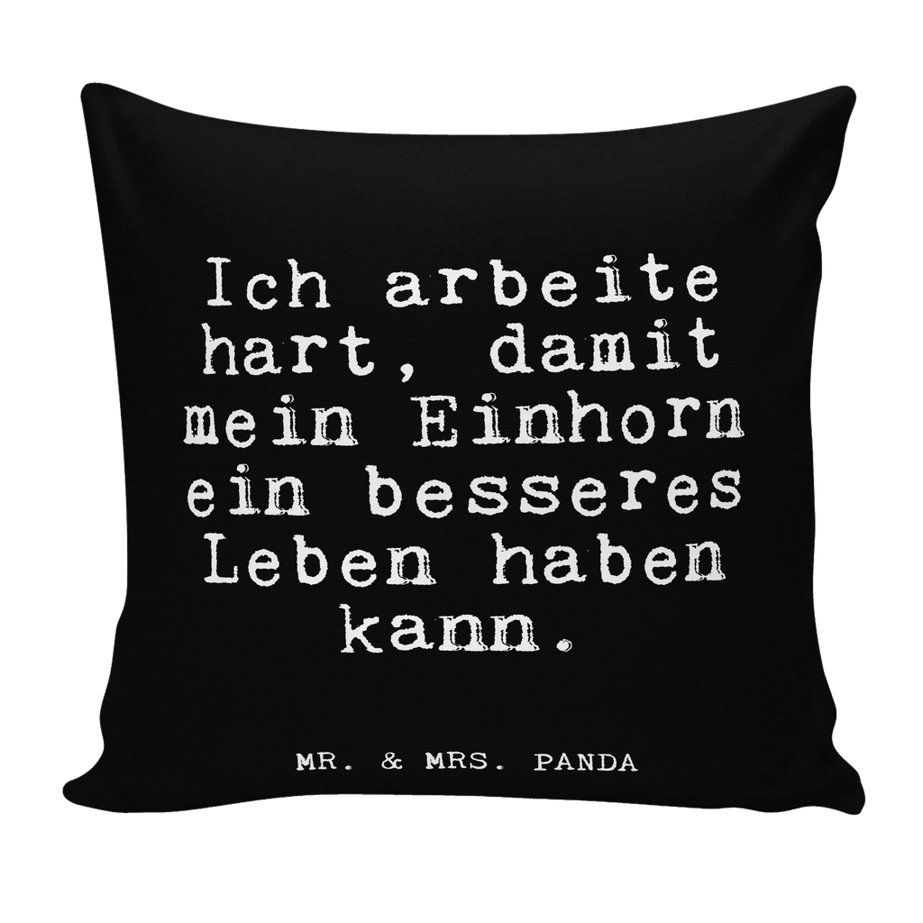 Cushion Ich arbeite hart, damit... bed, 40 x 40, couch, Pillow, sofa, fluffy, pillows, bedroom, pillow case, settee, 40x40, pad, cushion, soft, saying, sayings, funny, wisdom, quotes, Glizzer Spell Proverbs Wisdom Quotes Funny Wisdom Words