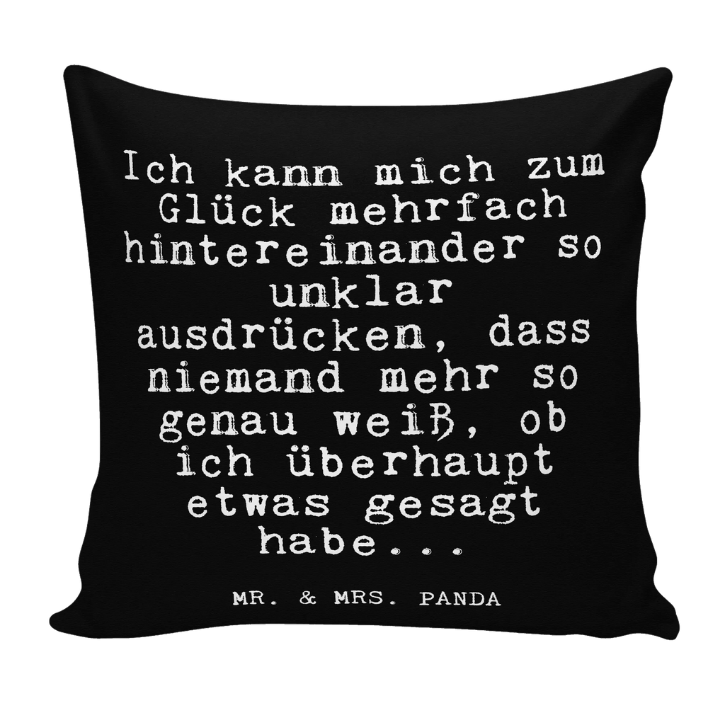 40x40 Kissen Fun Talk Ich kann mich zum Glück mehrfach hintereinander so unklar ausdrücken, dass niemand mehr so genau weiß, ob ich überhaupt etwas gesagt habe... Sofakissen, Sofakissen 40x40, Motivkissen, Zierkissen, Kissen 40x40, Dekokissen 40x40, sitzkissen, Kissen, sofakissen, Kopfkissen, Couchkissen, Kissenhülle, Kopfkissen 40x40, Kissenhülle 40x40, Kissen 40x40 Waschbar, Dekokissen, Dekokissen Sofa, Kissenbezug 40x40, Kissenbezüge, Spruch, Sprüche, lustige Sprüche, Weisheiten, Zitate, Spruch Geschenke, Glizer Spruch Sprüche Weisheiten Zitate Lustig Weisheit Worte
