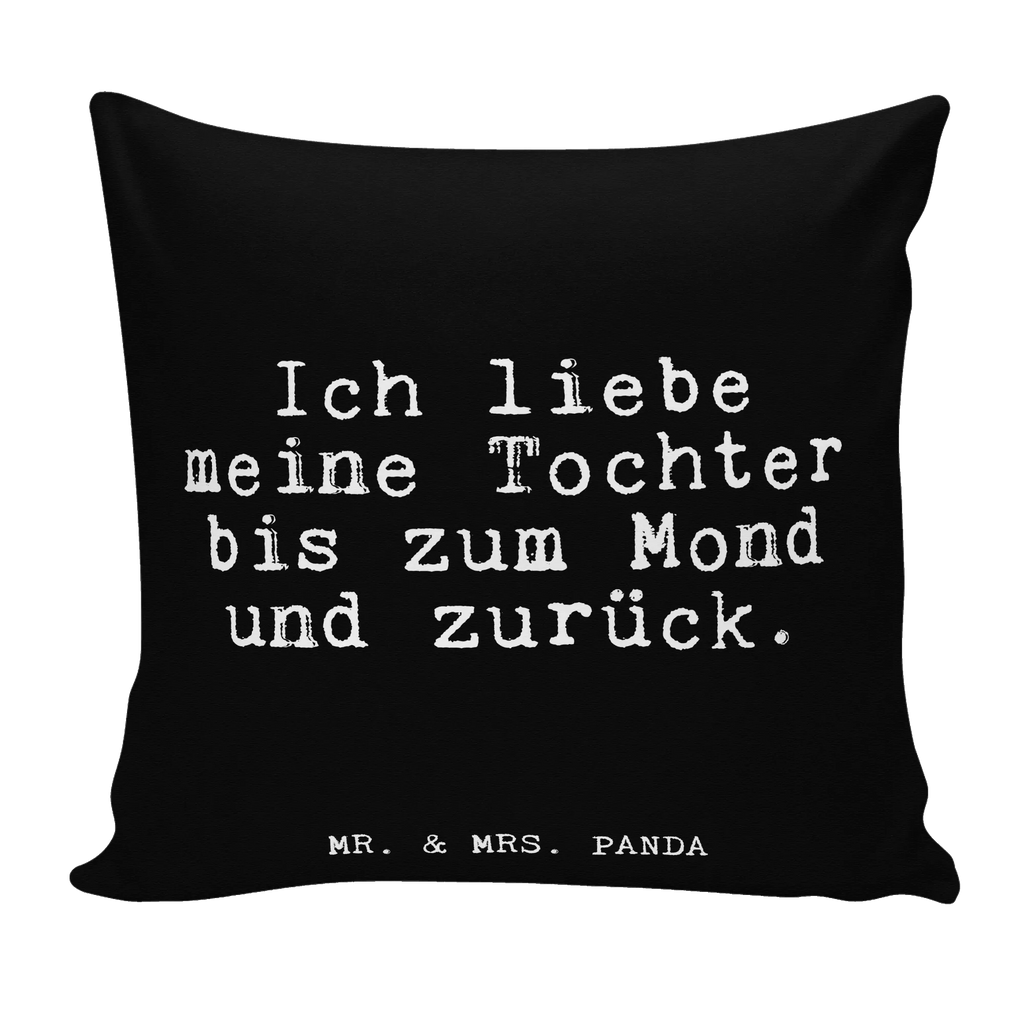 40x40 poduszka Ich liebe meine Tochter... Przysłowie, przysłowia, zabawne przysłowia, mądrości, cytaty, prezenty z przysłowiami