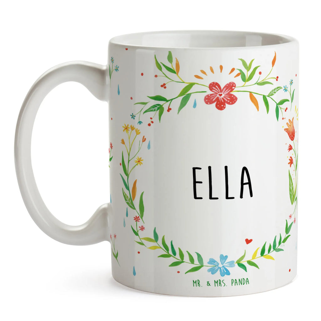 Mug Ella office mug, custom mug, personalized mug, gift mug, porcelain mug, novelty mug, mug with designs, ceramic mug, coffee mug, mug with quotes, latte mug, tea mug, mug, flower love sea of flowers flower meadow