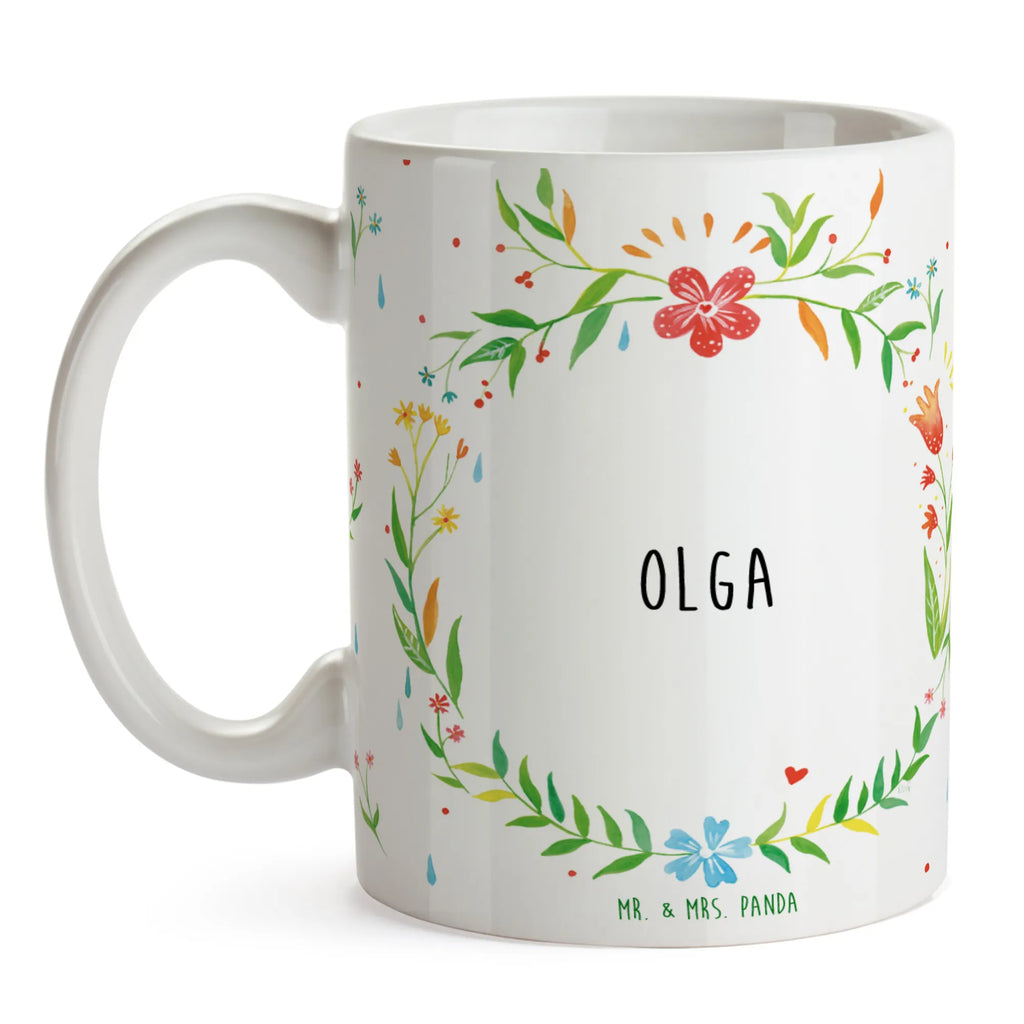 Kubek Olga Teetasse, Tasse mit Zitaten, Tasse mit Motiven, Bürotasse, Geschenktasse, Kaffeetasse, Porzellantasse, Keramiktasse, Tasse, Geschenk