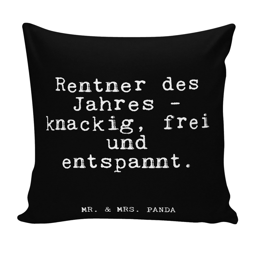 Cushion Rentner des Jahres -... Pillow, 40x40, settee, cushion, bed, sofa, fluffy, pad, couch, 40 x 40, bedroom, pillows, pillow case, soft, saying, sayings, funny, wisdom, quotes, Glizzer Spell Proverbs Wisdom Quotes Funny Wisdom Words