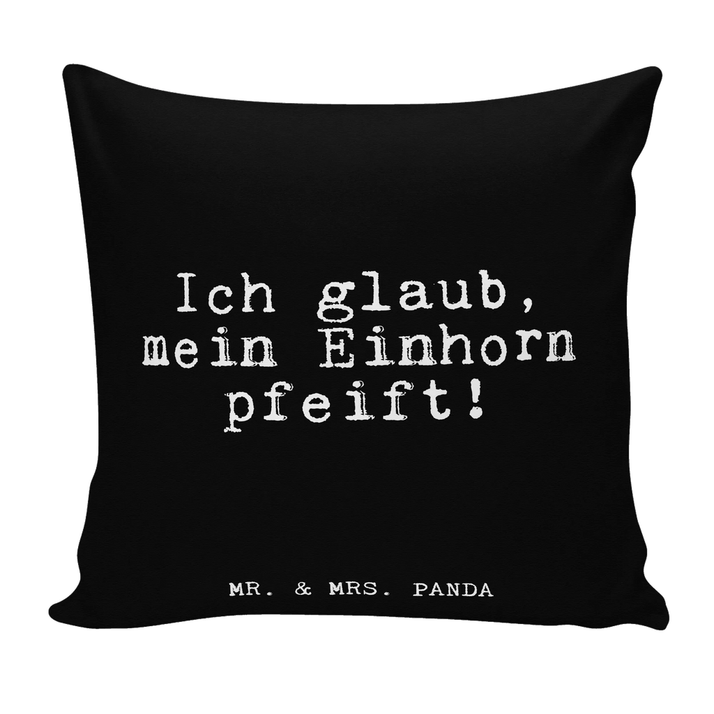 Cushion Ich glaub, mein Einhorn... fluffy, bedroom, 40x40, sofa, Pillow, pad, cushion, couch, 40 x 40, bed, pillows, pillow case, soft, settee, saying, sayings, funny, wisdom, quotes, Glizzer Spell Proverbs Wisdom Quotes Funny Wisdom Words