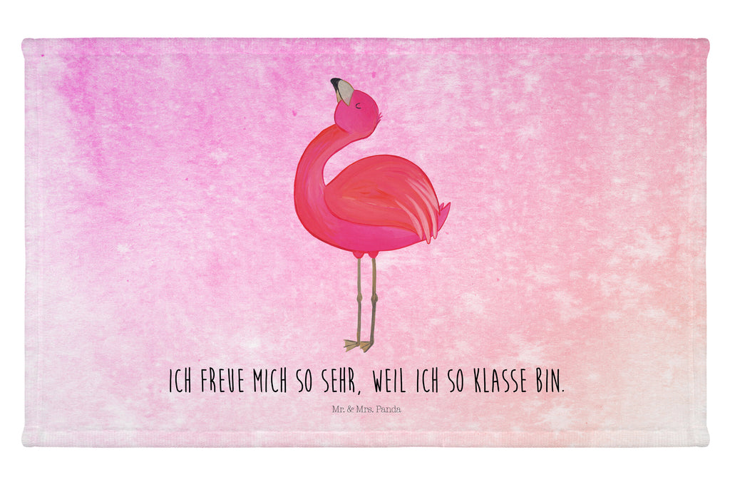 Handtuch Flamingo stolz Gästetuch, Reisehandtuch, Sport Handtuch, Frottier, Kinder Handtuch, Flamingo, stolz, Freude, Selbstliebe, Selbstakzeptanz, Freundin, beste Freundin, Tochter, Mama, Schwester
