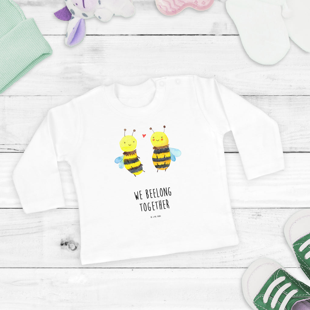 Baby Longsleeve Biene Verliebt Mädchen, Jungen, Baby, Langarm, Bio, Kleidung, Biene, Wespe, Hummel