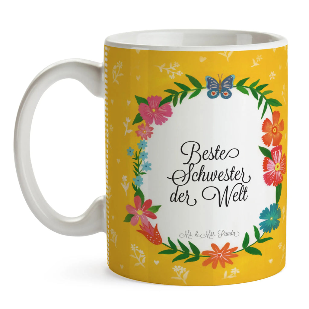 Mug Schwester latte mug, ceramic mug, personalized mug, coffee mug, mug with designs, office mug, mug with quotes, novelty mug, custom mug, gift mug, mug, tea mug, porcelain mug, Flowers Love Flower