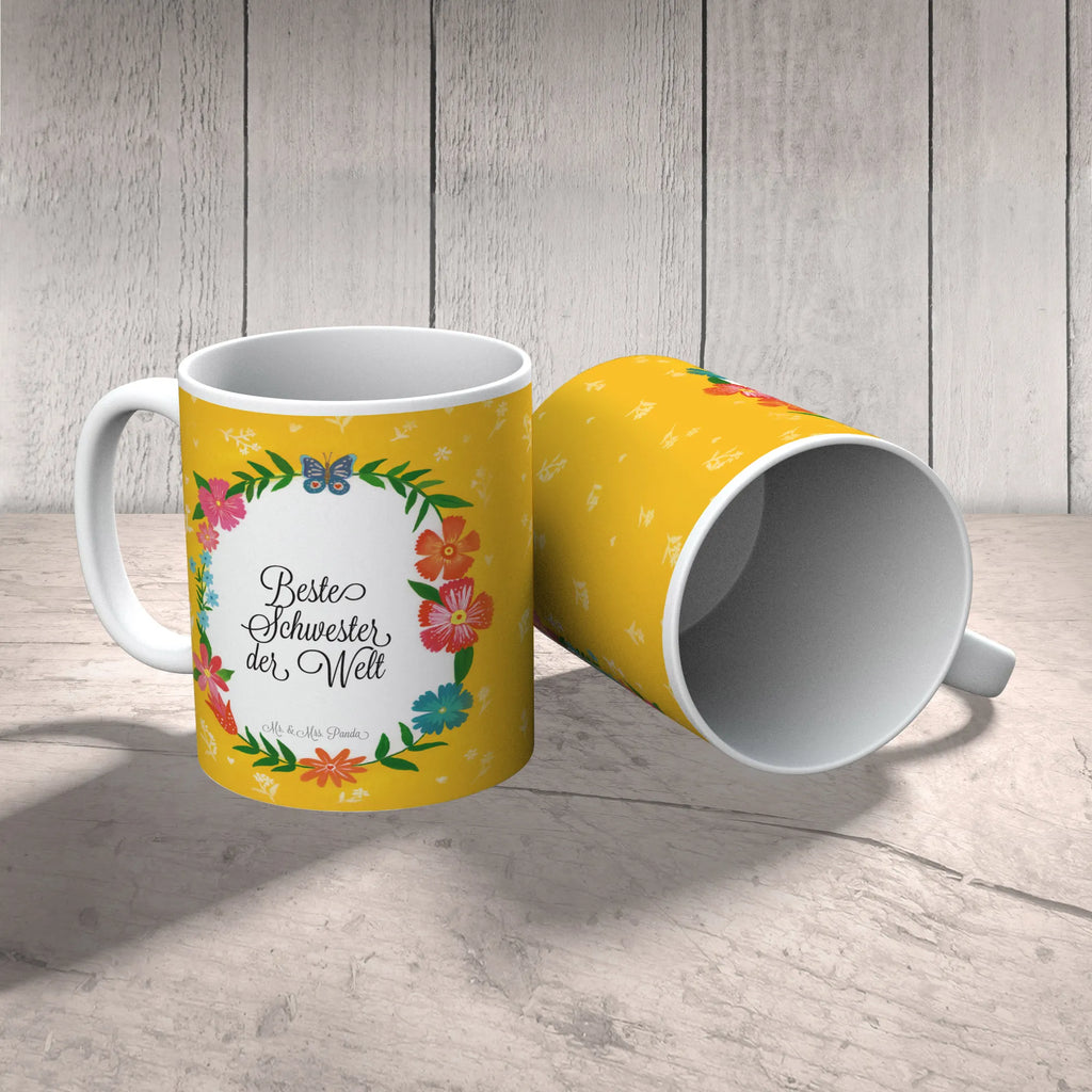 Mug Schwester latte mug, ceramic mug, personalized mug, coffee mug, mug with designs, office mug, mug with quotes, novelty mug, custom mug, gift mug, mug, tea mug, porcelain mug, Flowers Love Flower