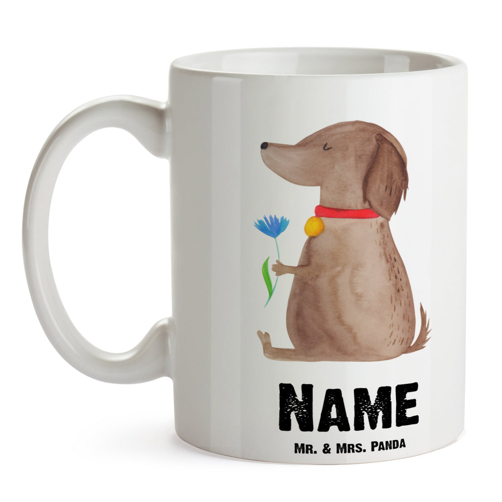 Personalisierte Tasse Hund Blume Personalisierte Tasse, Namenstasse, Wunschname, Personalisiert, Tasse, Namen, Drucken, Tasse mit Namen, Hund, Hundemotiv, Haustier, Hunderasse, Tierliebhaber, Hundebesitzer, Sprüche, Hunde, Frauchen, Hundeliebe