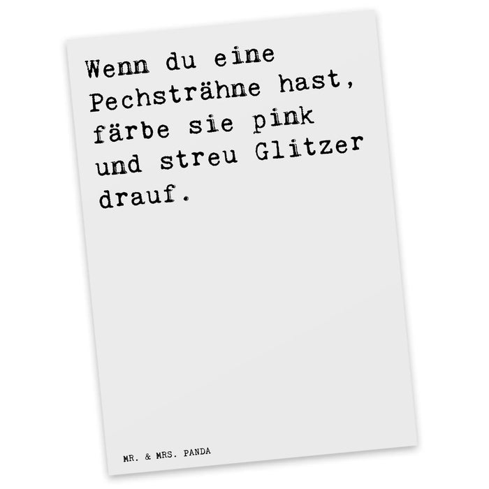 Postcard Wenn du eine Pechsträhne...