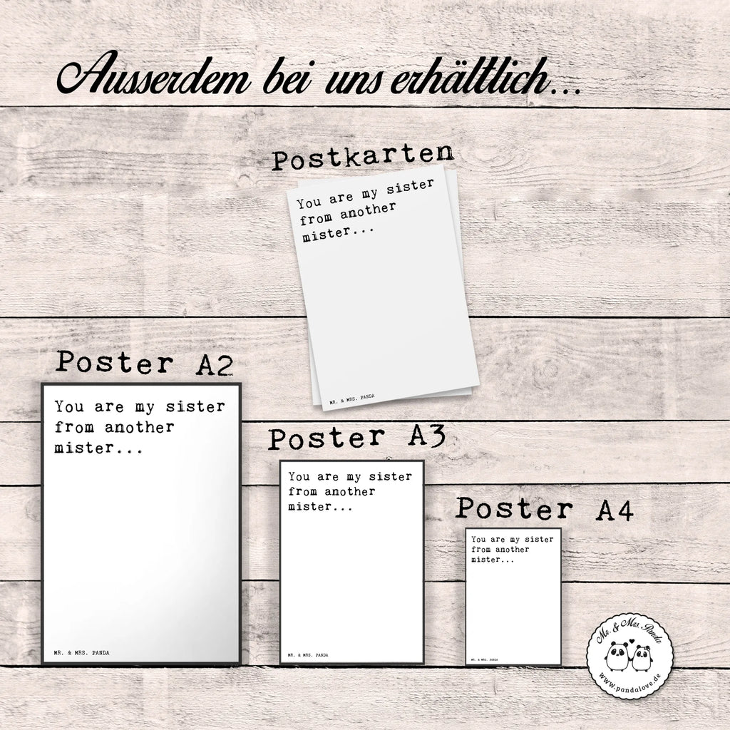 Plakat You are my sister... Przysłowie, przysłowia, zabawne przysłowia, mądrości, cytaty, prezenty z przysłowiami