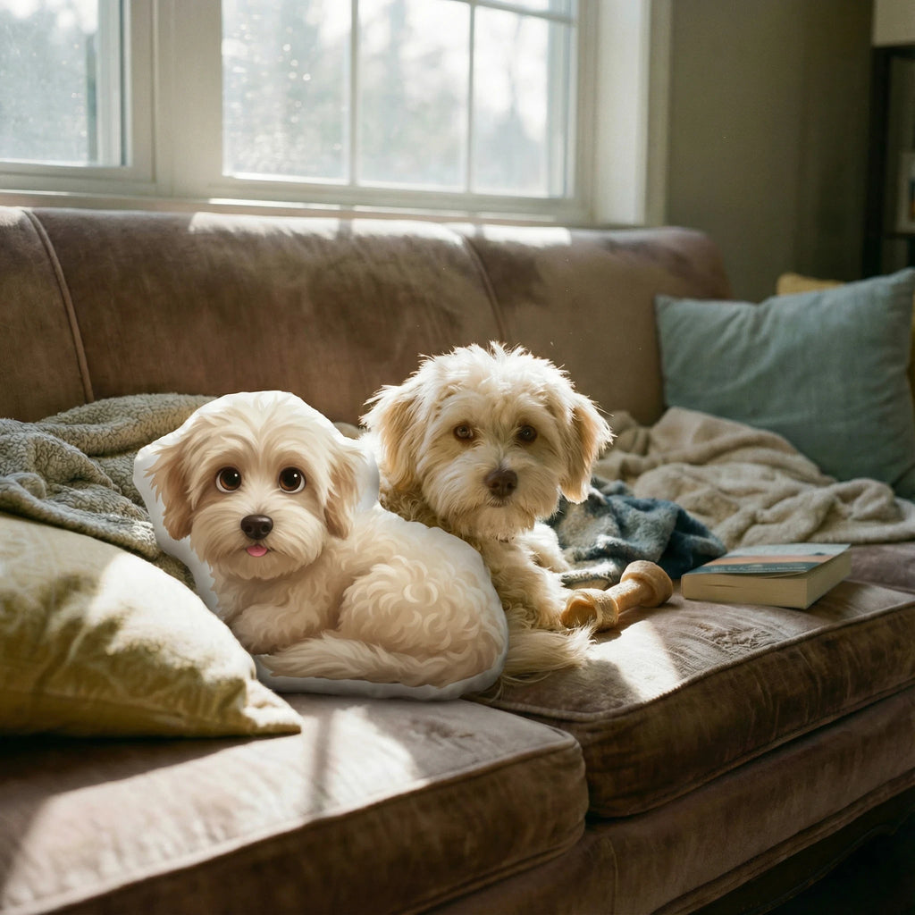 Personalisiertes Formkissen Haustier Design