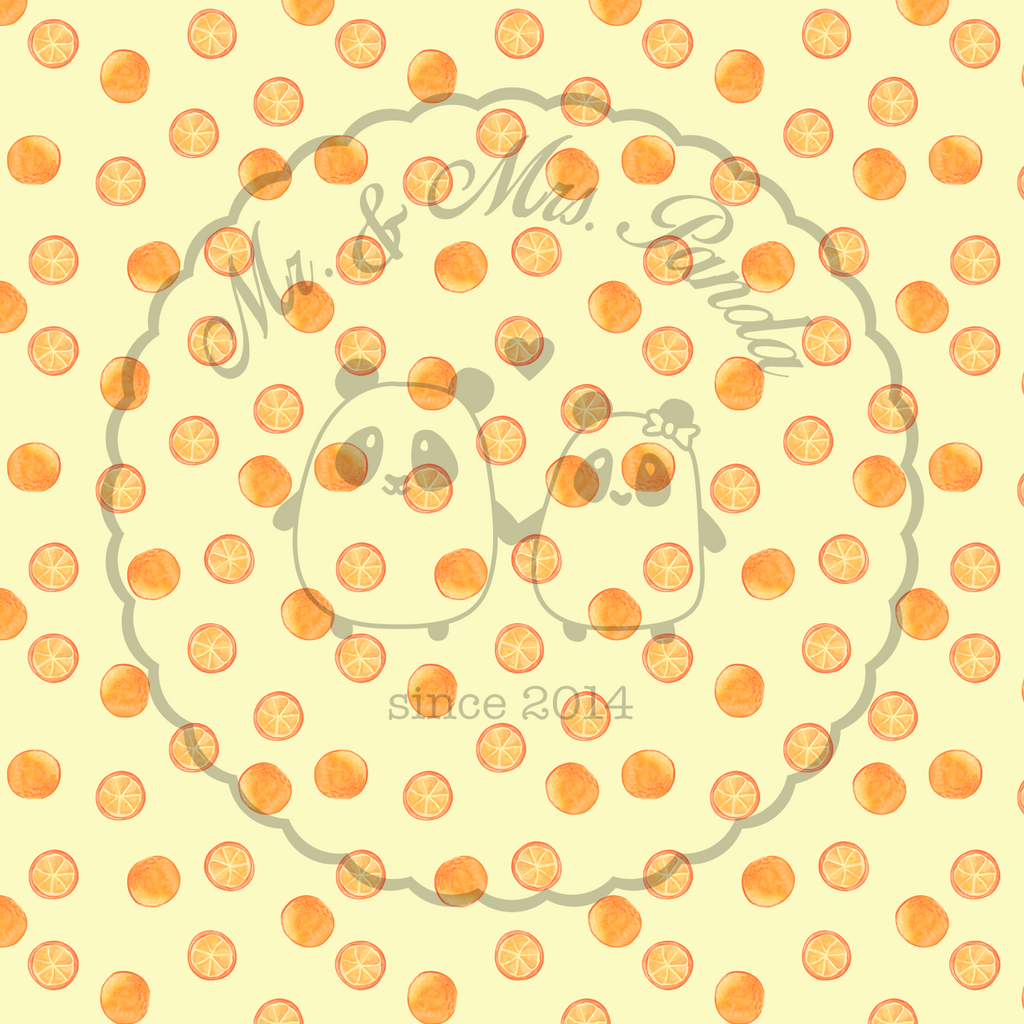 Bandana Zitrus Orangen Orangen Muster, Obst Muster, Orangen, Orange, Zitrusfrüchte