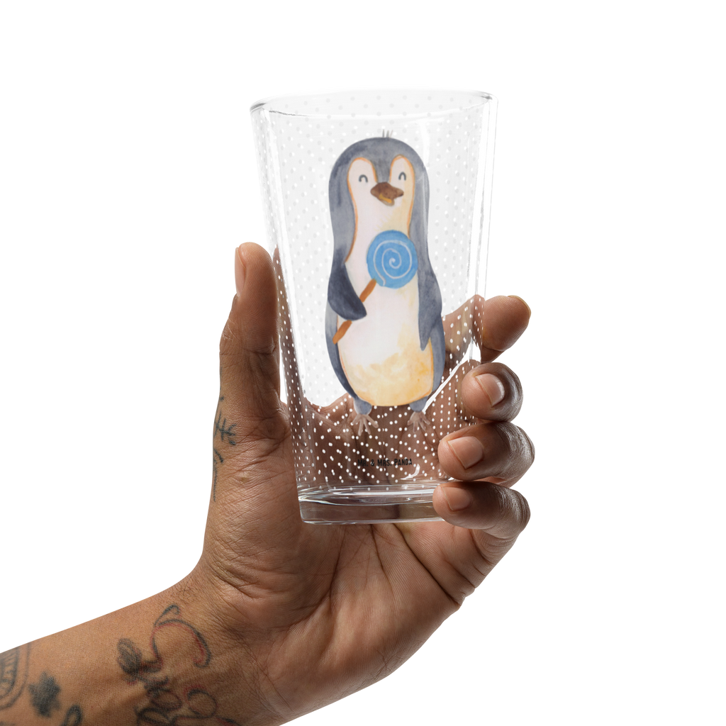 Premium Trinkglas Pinguin Lolli Trinkglas, Glas, Pint Glas, Bierglas, Cocktail Glas, Wasserglas, Pinguin, Pinguine, Lolli, Süßigkeiten, Blödsinn, Spruch, Rebell, Gauner, Ganove, Rabauke
