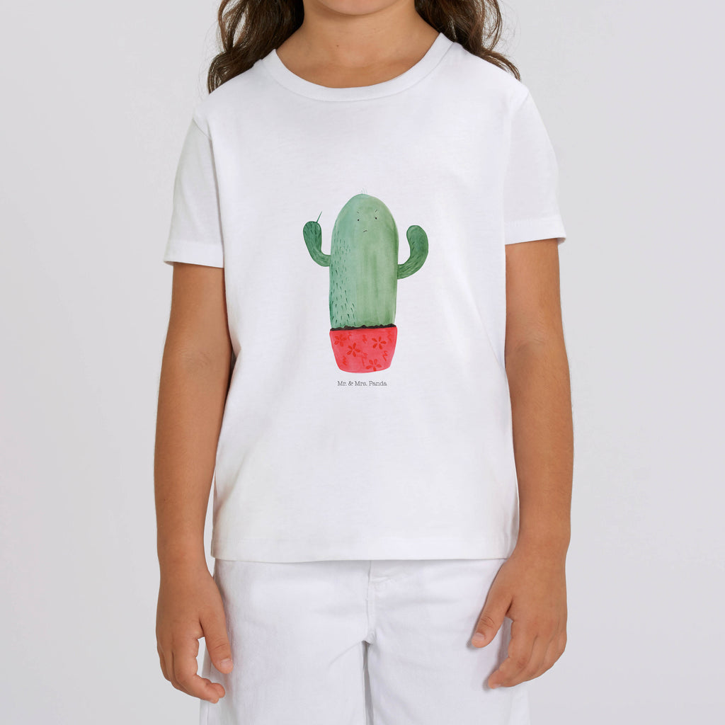 Organic Kinder T-Shirt Kaktus wütend Kinder T-Shirt, Kinder T-Shirt Mädchen, Kinder T-Shirt Jungen, Kaktus, Kakteen, ärgern, Büro, Schule, Büroalltag, Chefin, Kollege, Kollegin, wütend