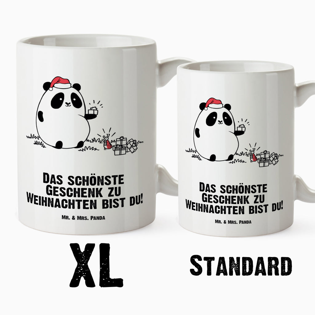 XL Tasse Easy & Peasy Weihnachtsgeschenk XL Tasse, Große Tasse, Grosse Kaffeetasse, XL Becher, XL Teetasse, spülmaschinenfest, Jumbo Tasse, Groß