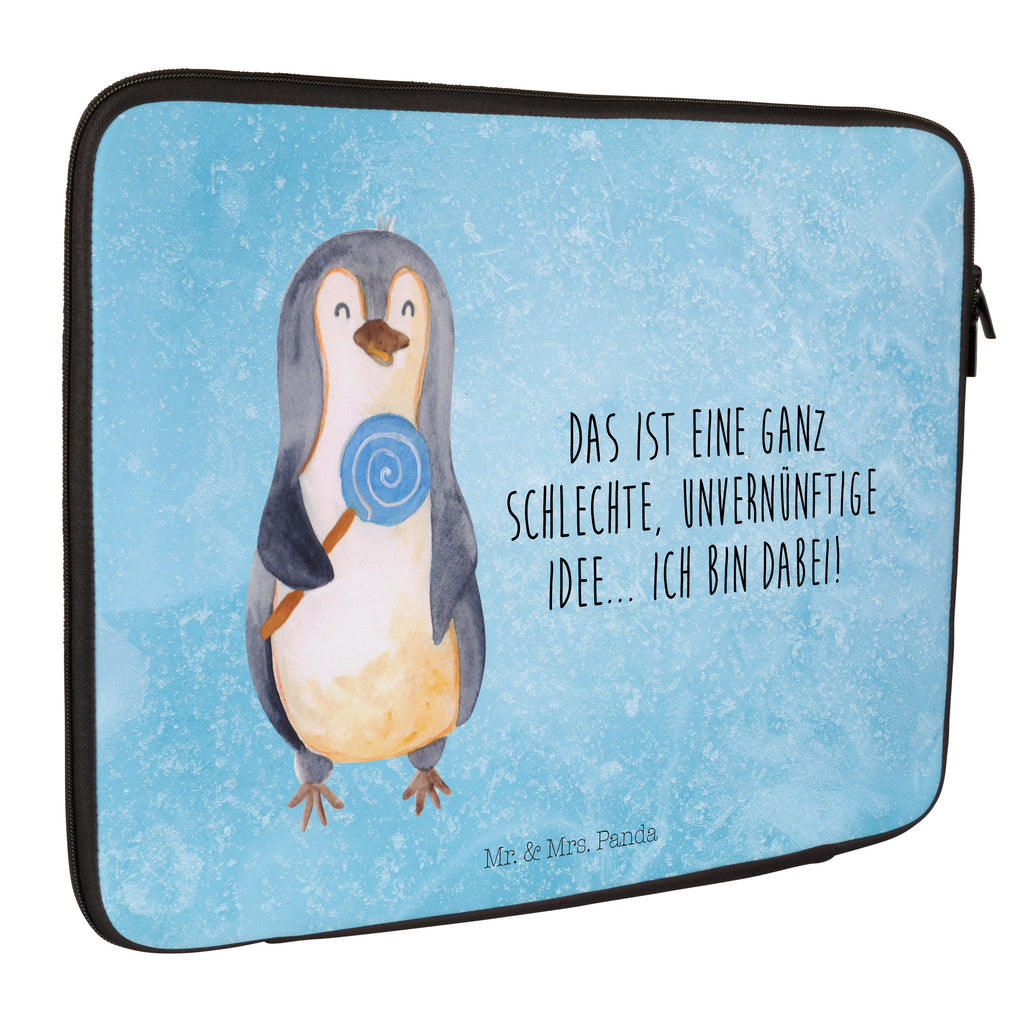 Notebook Tasche Pinguin Lolli Notebook Tasche, Laptop, Computertasche, Tasche, Notebook-Tasche, Notebook-Reisehülle, Notebook Schutz, Pinguin, Pinguine, Lolli, Süßigkeiten, Blödsinn, Spruch, Rebell, Gauner, Ganove, Rabauke