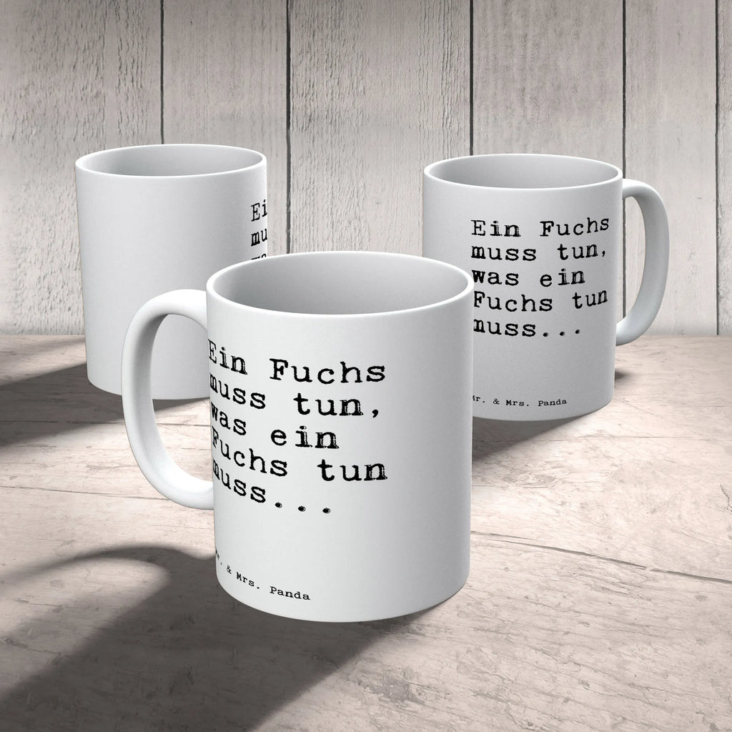 Mug Ein Fuchs muss tun,... ceramic mug, gift mug, mug with quotes, personalized mug, custom mug, office mug, porcelain mug, coffee mug, mug with designs, novelty mug, mug, tea mug, latte mug, saying, sayings, funny, wisdom, quotes, Sayings Proverbs Wisdom Quotes Funny Wisdom Words