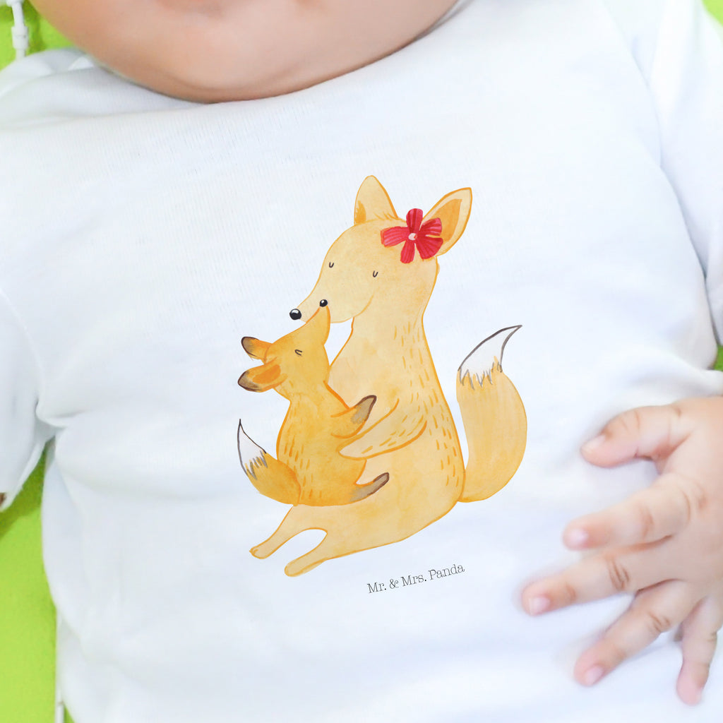 Organic Baby Shirt Fuchs Mama & Kind Baby T-Shirt, Jungen Baby T-Shirt, Mädchen Baby T-Shirt, Shirt, Familie, Vatertag, Muttertag, Bruder, Schwester, Mama, Papa, Oma, Opa, Mutter, Tochter, Lieblingstochter, Beste Tochter, Geschenk