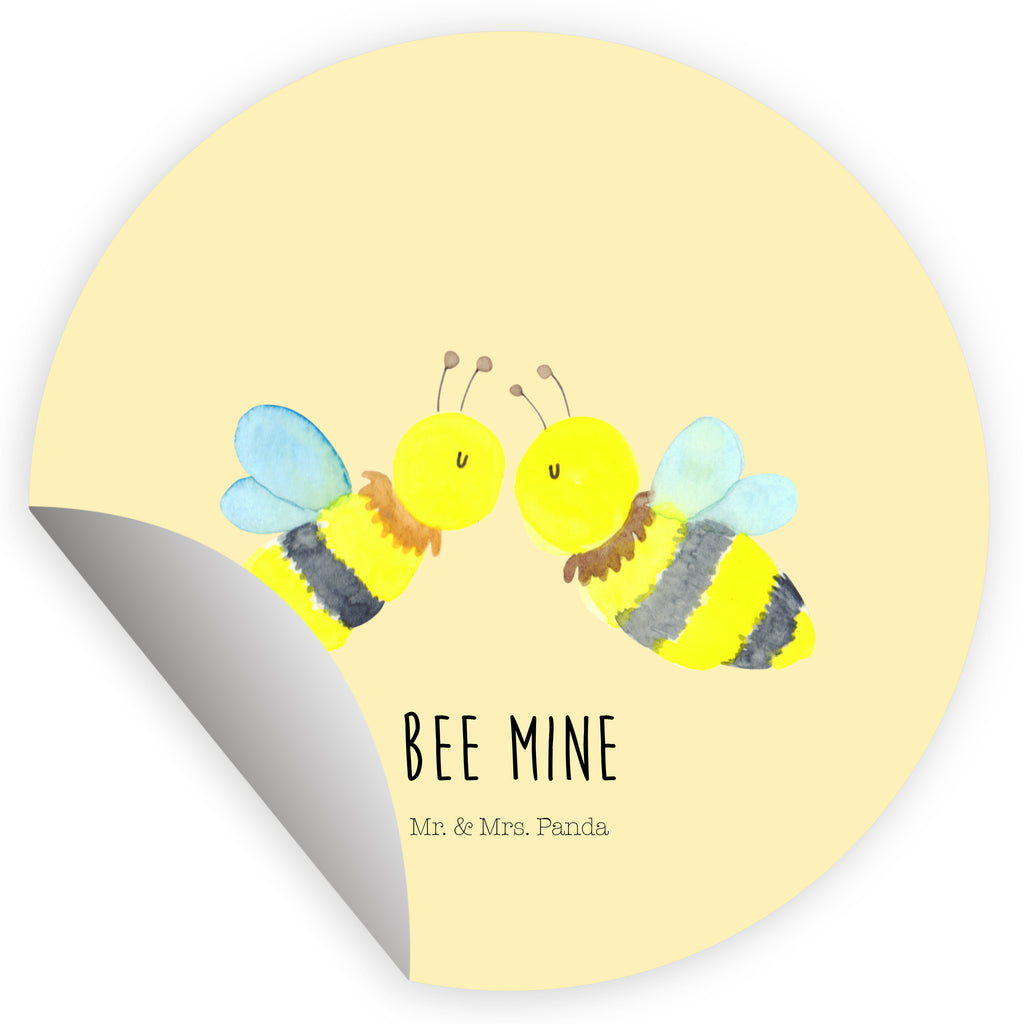 Rund Aufkleber Biene Liebe Sticker, Aufkleber, Etikett, Biene, Wespe, Hummel