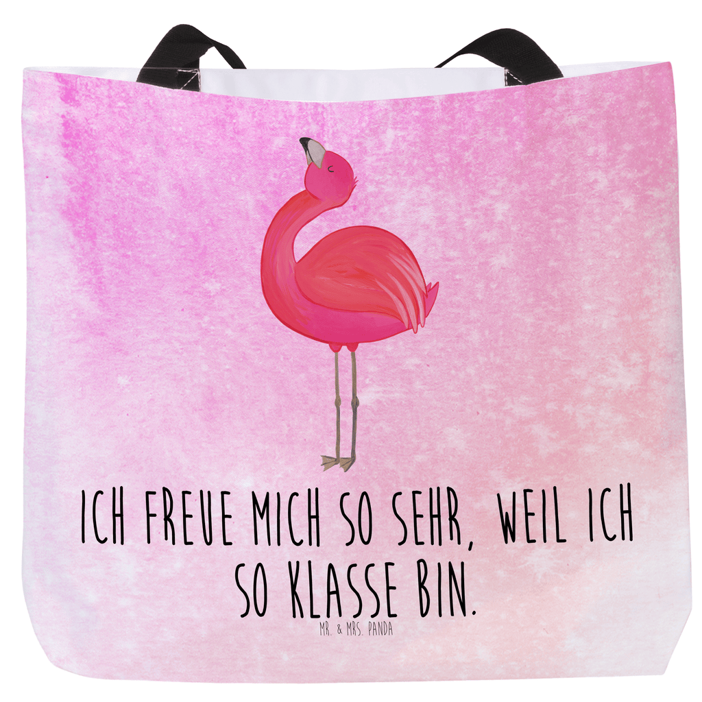 Shopper Flamingo stolz Beutel, Einkaufstasche, Tasche, Strandtasche, Einkaufsbeutel, Shopper, Schultasche, Freizeittasche, Tragebeutel, Schulbeutel, Alltagstasche, Flamingo, stolz, Freude, Selbstliebe, Selbstakzeptanz, Freundin, beste Freundin, Tochter, Mama, Schwester