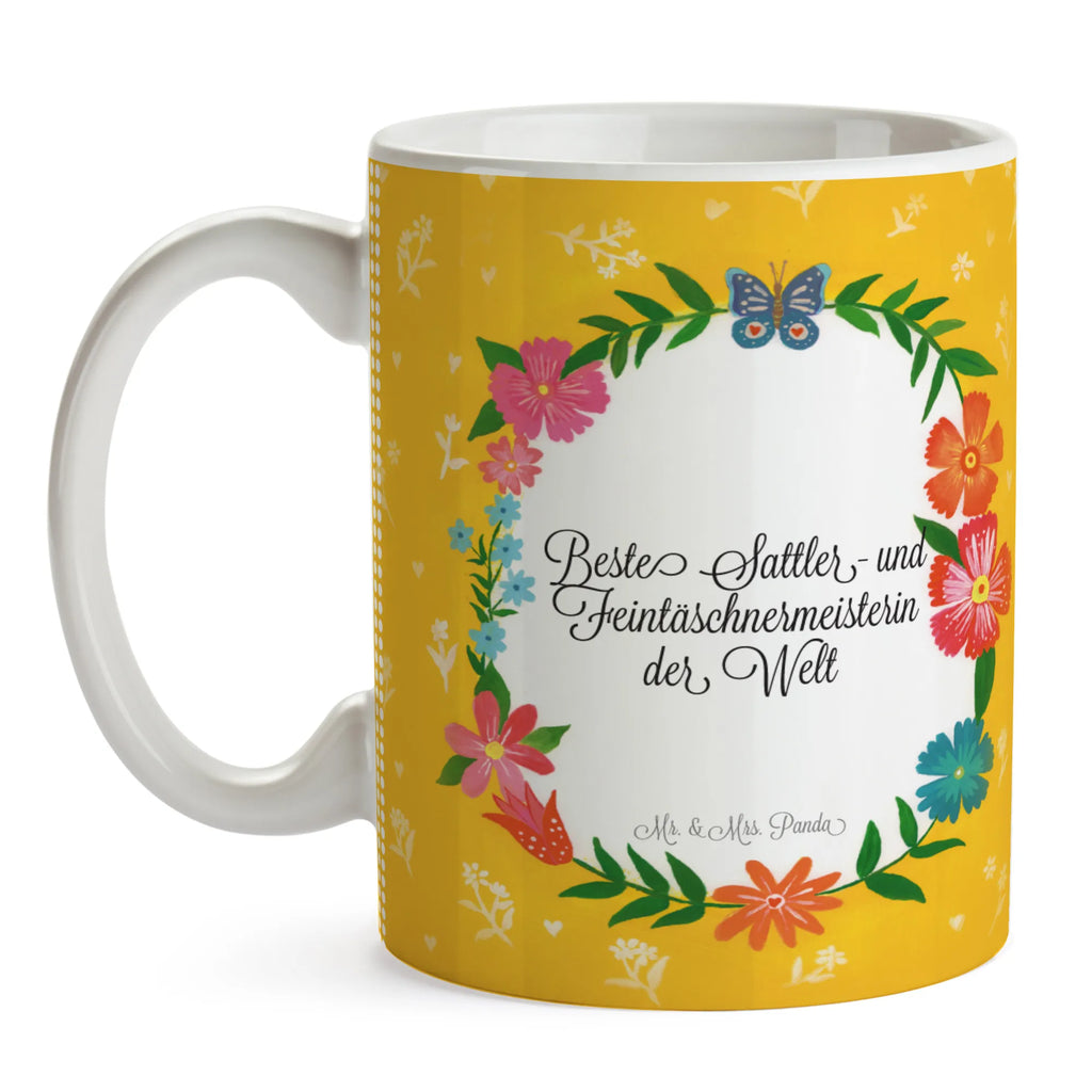 Kubek Sattler- und Feintäschnermeisterin Bürotasse, Kaffeetasse, Porzellantasse, Geschenktasse, Teetasse, Tasse mit Motiven, Tasse, Tasse mit Zitaten, Keramiktasse, Geschenk