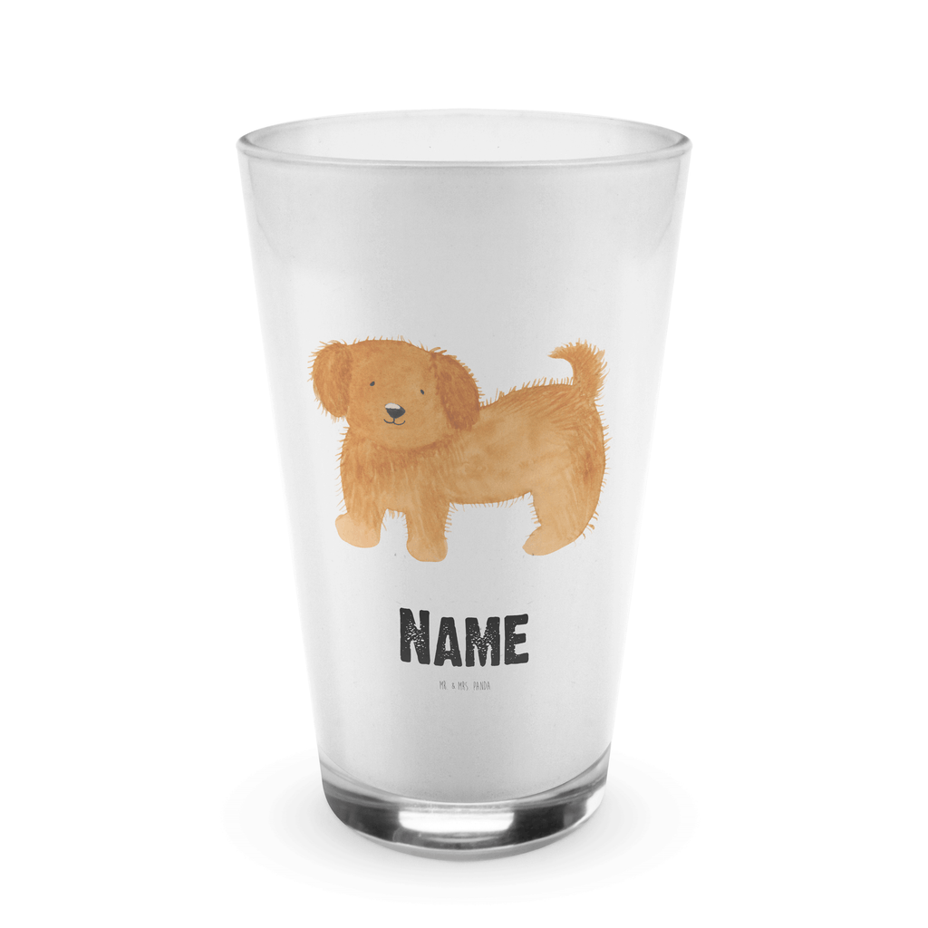 Personalisiertes Glas Hund flauschig Bedrucktes Glas, Glas mit Namen, Namensglas, Glas personalisiert, Name, Bedrucken, Hund, Hundemotiv, Haustier, Hunderasse, Tierliebhaber, Hundebesitzer, Sprüche, Hunde, Frauchen, Hundemama, Hundeliebe