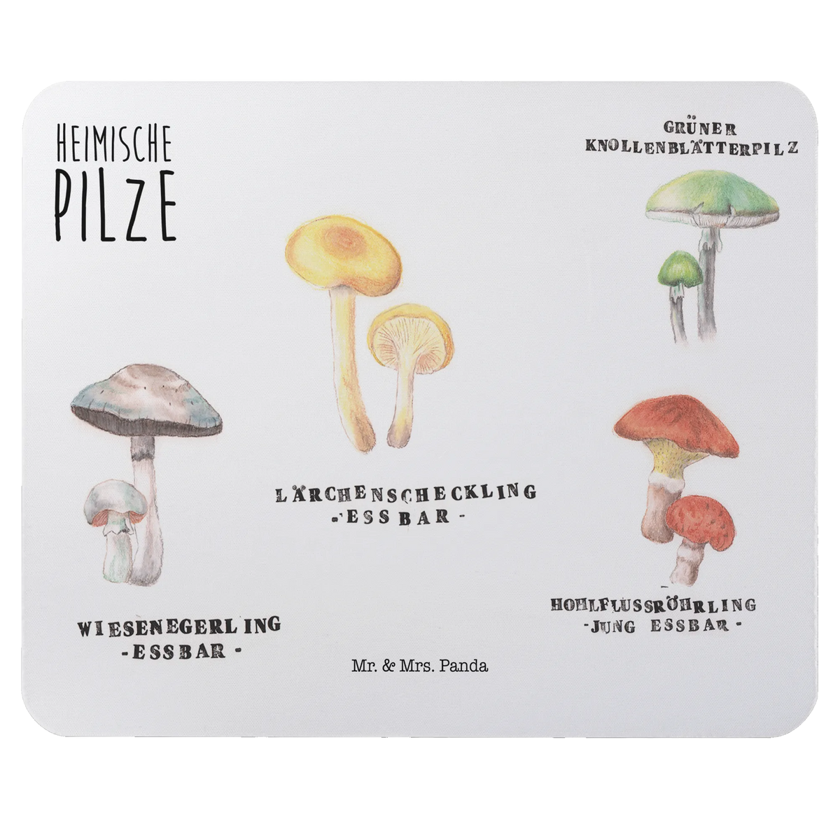 Mouse mat Native mushrooms fun, mousepad, Print, Office, Gift, Pad, Work, Mouse Pad, PC, Study, Motif, Mouse, saying, Student, Nature, joy of life, love, mushroom, Mushroom, lucky mushroom