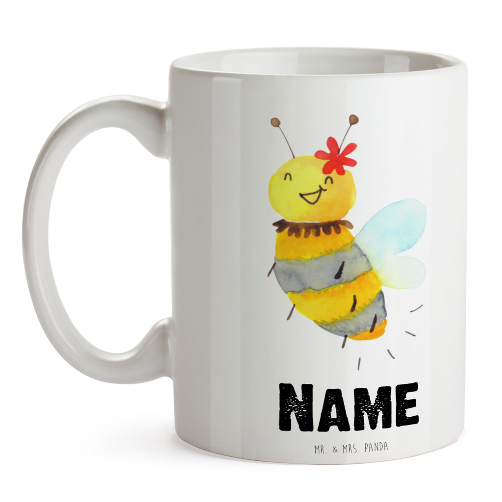 Personalisierte Tasse Biene Blume Personalisierte Tasse, Namenstasse, Wunschname, Personalisiert, Tasse, Namen, Drucken, Tasse mit Namen, Biene, Wespe, Hummel