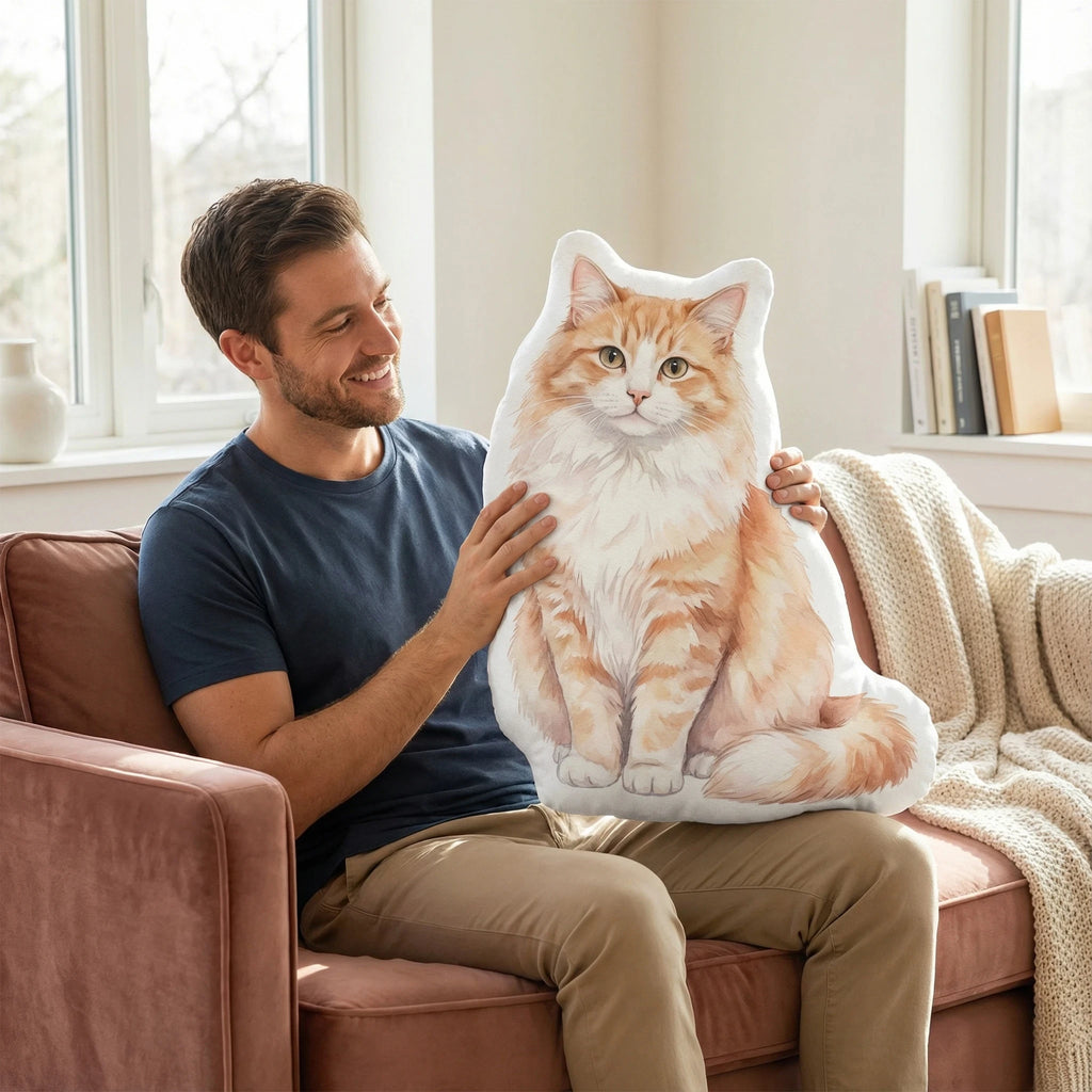 Personalisiertes Formkissen Haustier Design