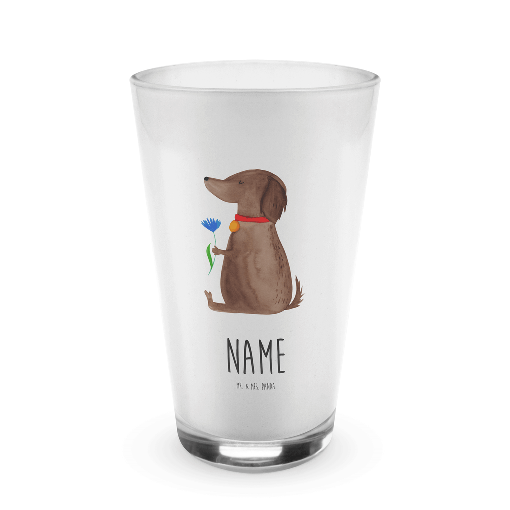 Personalisiertes Glas Hund Blume Bedrucktes Glas, Glas mit Namen, Namensglas, Glas personalisiert, Name, Bedrucken, Hund, Hundemotiv, Haustier, Hunderasse, Tierliebhaber, Hundebesitzer, Sprüche, Hunde, Frauchen, Hundeliebe