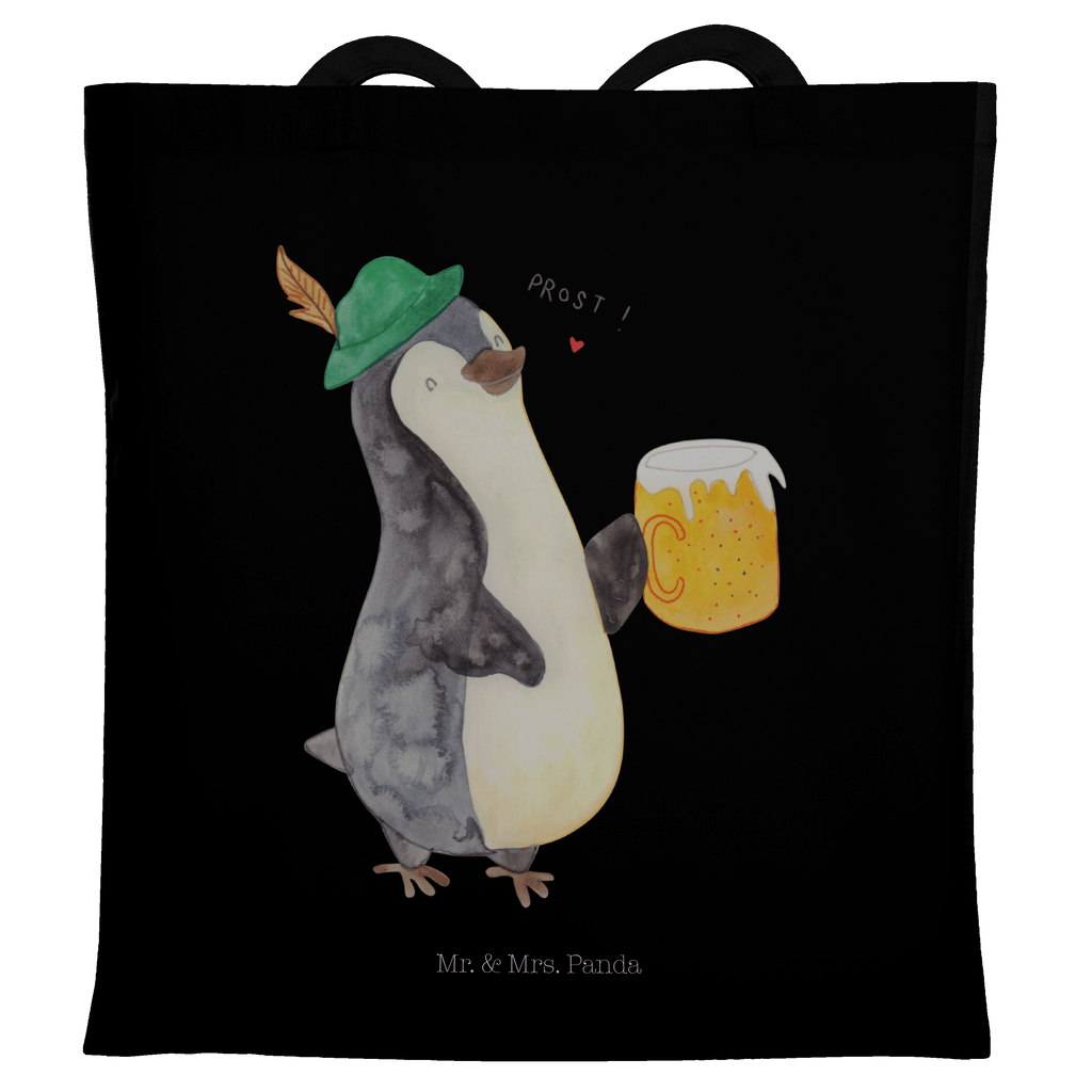 Tragetasche Pinguin Bier Beuteltasche, Beutel, Einkaufstasche, Jutebeutel, Stoffbeutel, Pinguin, Pinguine, Bier, Oktoberfest