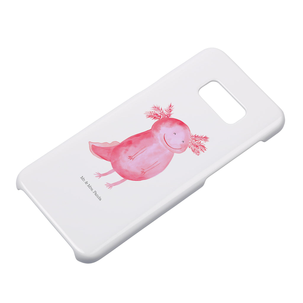 Handyhülle Axolotl Glücklich Iphone XR Handyhülle, Iphone XR, Handyhülle, Premium Kunststoff, Axolotl, Molch, Axolot, Schwanzlurch, Lurch, Lurche, Motivation, gute Laune