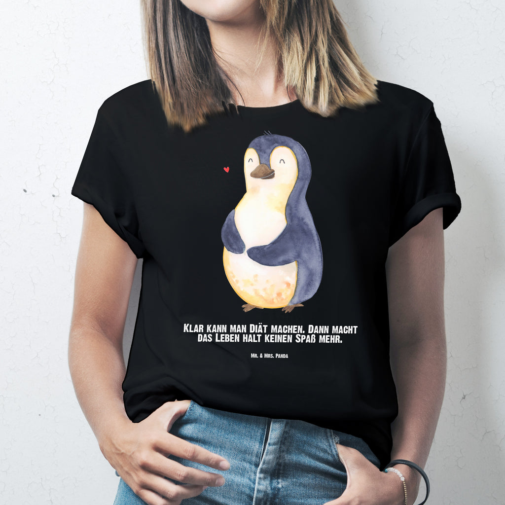 Personalisiertes T-Shirt Pinguin Diät T-Shirt Personalisiert, T-Shirt mit Namen, T-Shirt mit Aufruck, Männer, Frauen, Pinguin, Pinguine, Diät, Abnehmen, Abspecken, Gewicht, Motivation, Selbstliebe, Körperliebe, Selbstrespekt