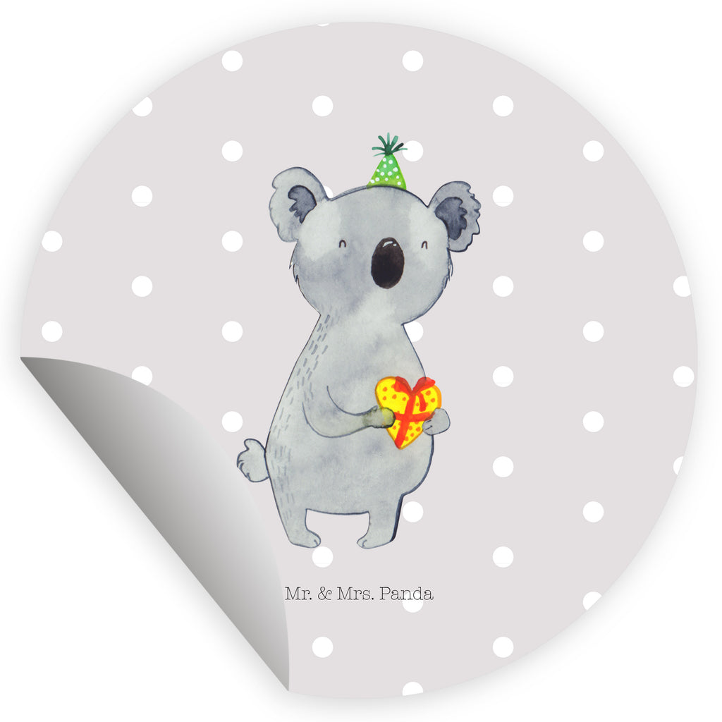 Rund Aufkleber Koala Geschenk Sticker, Aufkleber, Etikett, Kinder, rund, Koala, Koalabär, Geschenk, Geburtstag, Party
