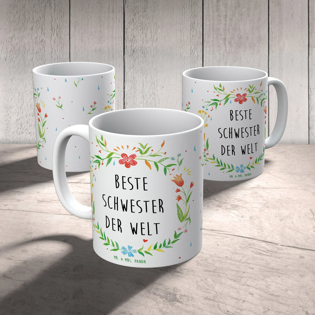 Mug Schwester latte mug, gift mug, mug with quotes, mug, office mug, tea mug, mug with designs, custom mug, coffee mug, personalized mug, porcelain mug, ceramic mug, novelty mug, flower love sea of flowers flower meadow