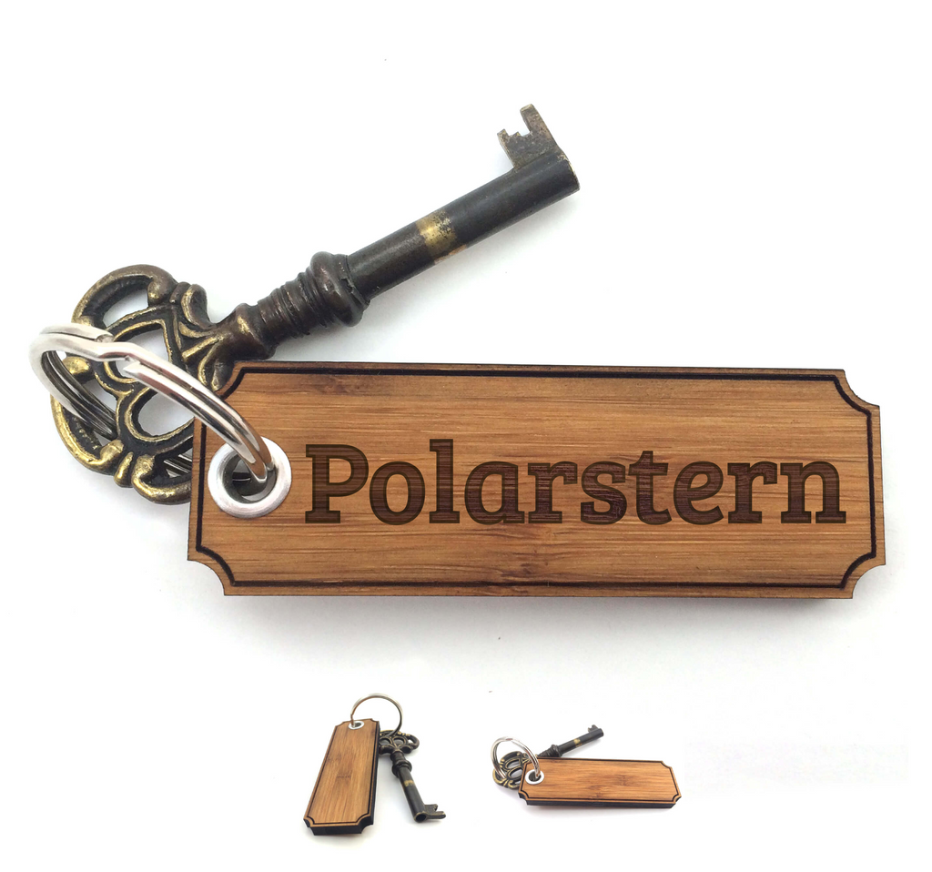 Schlüsselanhänger Classic Gravur Polarstern Schlüsselanhänger, Anhänger, Taschenanhänger, Glücksbringer, Geschenke, Schenken, Gravur