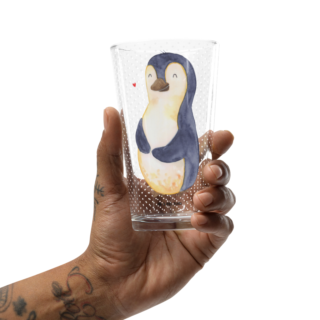 Premium Trinkglas Pinguin Diät Trinkglas, Glas, Pint Glas, Bierglas, Cocktail Glas, Wasserglas, Pinguin, Pinguine, Diät, Abnehmen, Abspecken, Gewicht, Motivation, Selbstliebe, Körperliebe, Selbstrespekt