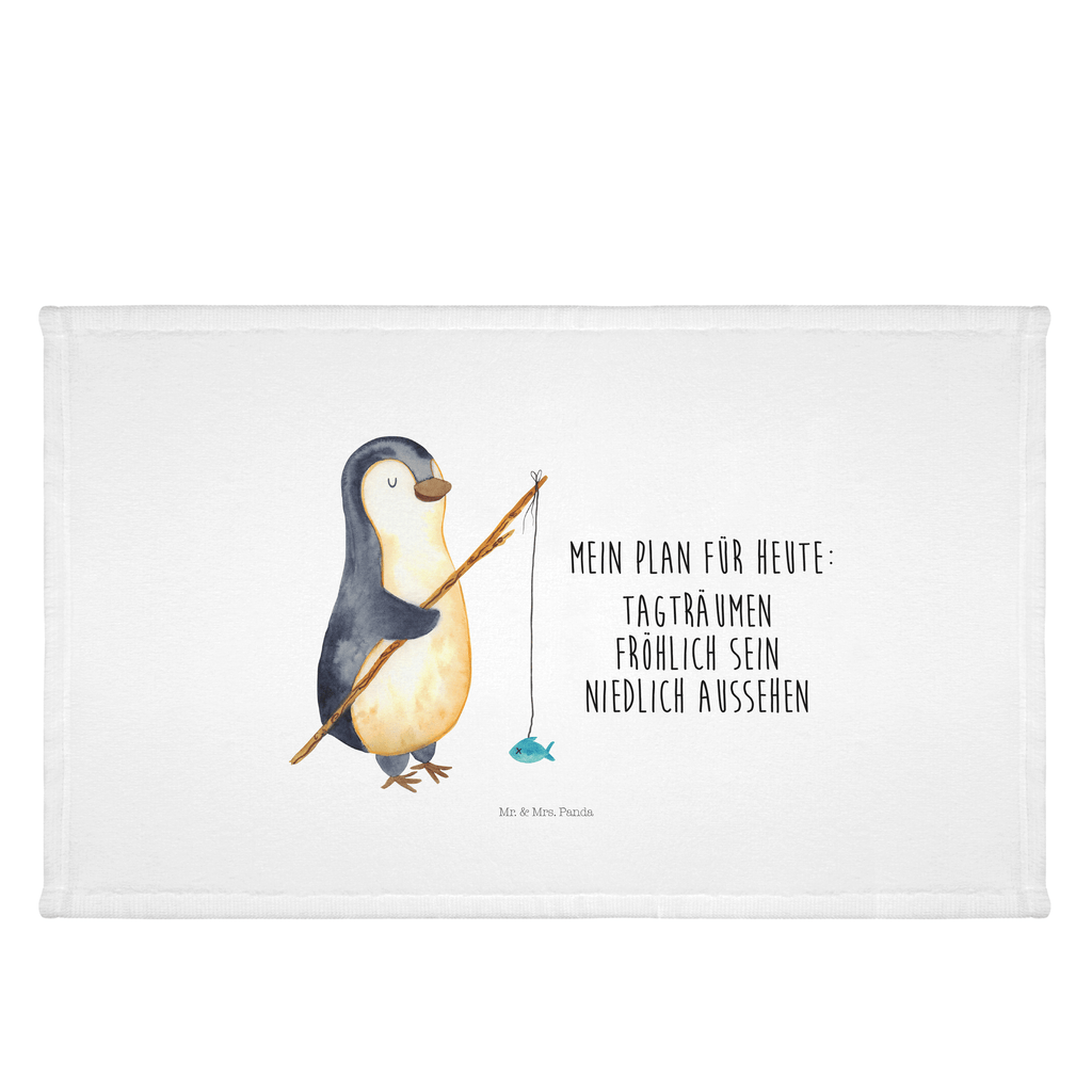 Handtuch Pinguin Angler Handtuch, Badehandtuch, Badezimmer, Handtücher, groß, Kinder, Baby, Pinguin, Pinguine, Angeln, Angler, Tagträume, Hobby, Plan, Planer, Tagesplan, Neustart, Motivation, Geschenk, Freundinnen, Geschenkidee, Urlaub, Wochenende