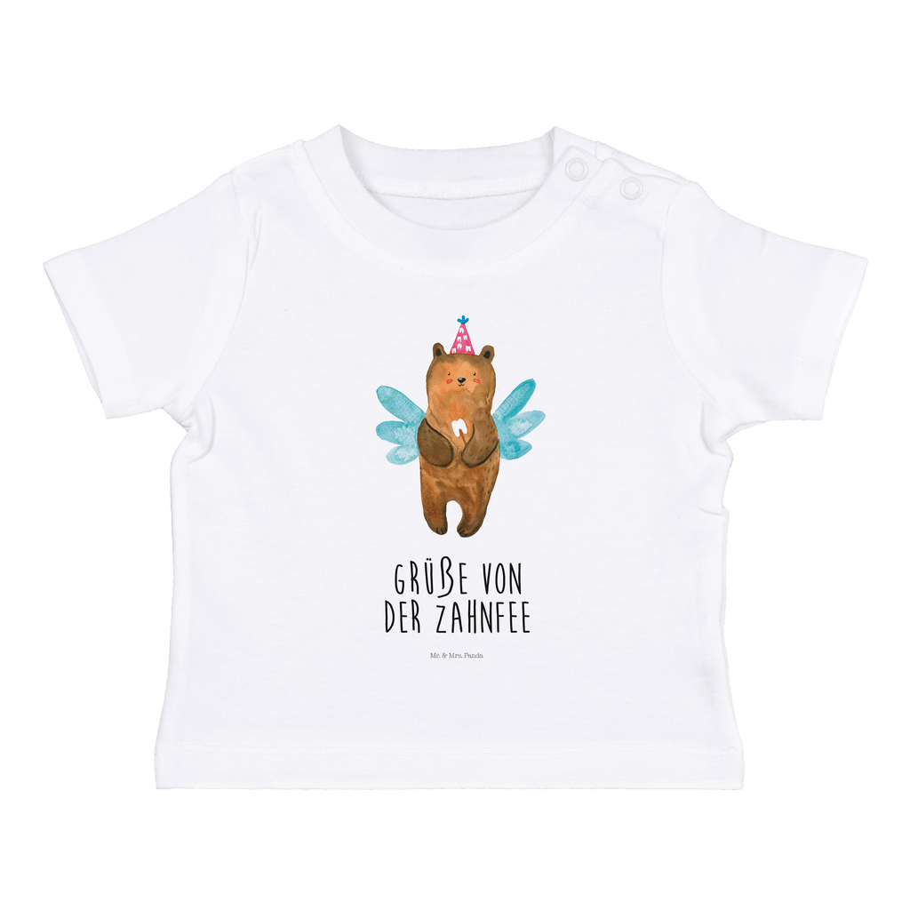 Organic Baby Shirt Bär Zahnfee Baby T-Shirt, Jungen Baby T-Shirt, Mädchen Baby T-Shirt, Shirt, Bär, Teddy, Teddybär, Zahnfee, Fee, Milchzahn, Erster Zahn