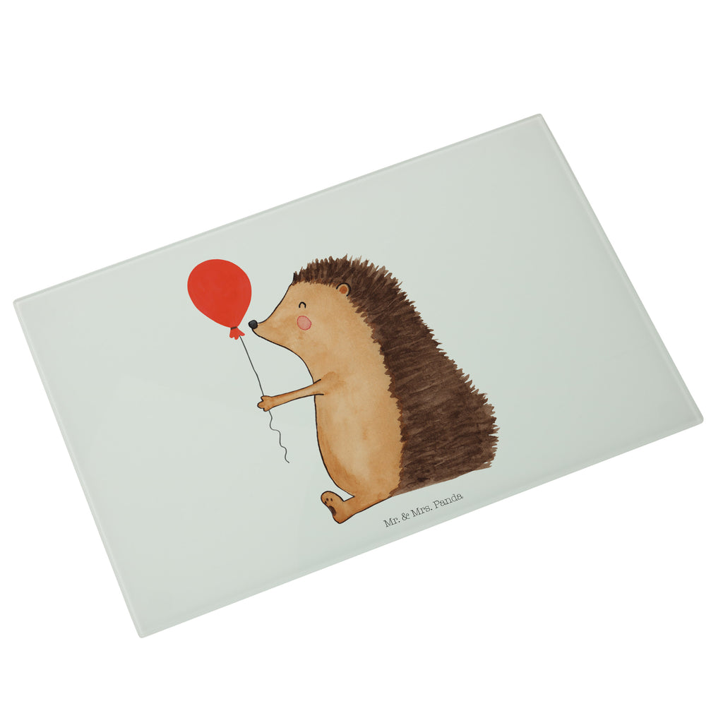 Glasschneidebrett Igel mit Luftballon Glasschneidebrett, Schneidebrett, Tiermotive, Gute Laune, lustige Sprüche, Tiere, Igel, Geburtstag, Herzlichen Glückwunsch, Glückwunsch, Geburtstagskind, Ballon, Happy Birthday